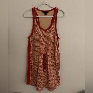 Marc by Marc Jacobs "Love Amour" Graphic Print racerback dress